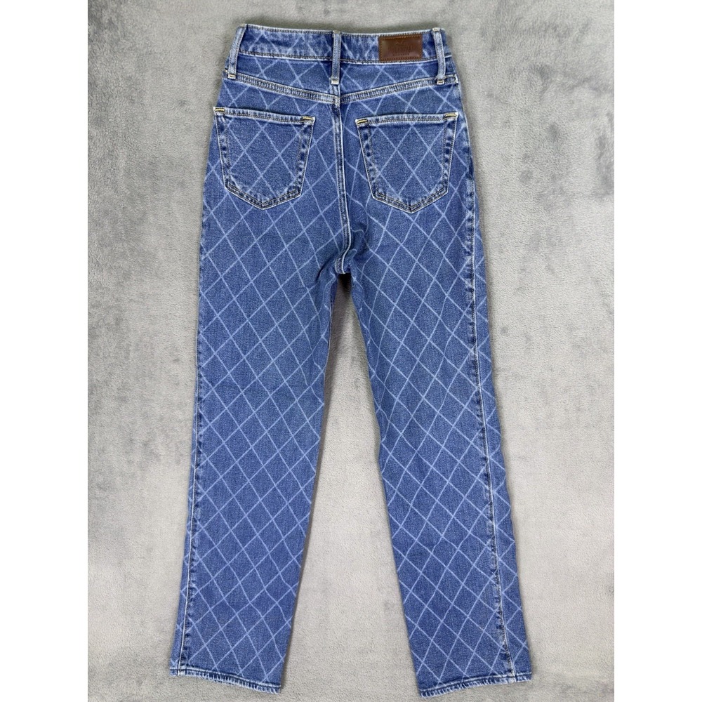 Hollister Jeans Womens 00 Blue Dad Medium Wash Diamond Ultra High Rise Relaxed - Picture 2 of 9